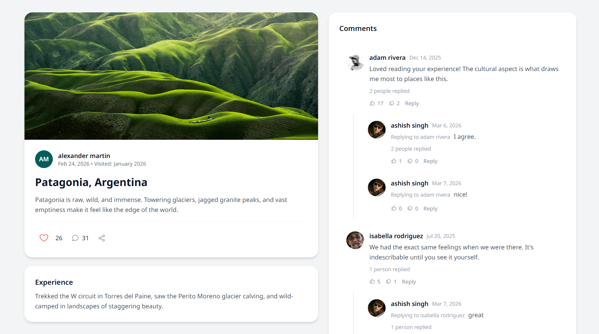 Review Destination Demo